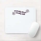 精神的に悪いが完全に冷たいステッカー1 マウスパッド (マウス)