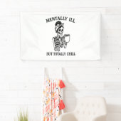 精神的に悪いが完全に寒いハロウィーン 横断幕 (インサイチュ)