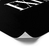 精神的に疲れている ポスター (角)