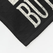 精神的に病気だがハロウィーンの骨格を完全に冷やす フリースブランケット (角)