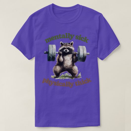 精神的に病気の物理的に厚いゴミのパンダ愛好家1 Tシャツ (デザイン正面)