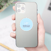 精神的に私は機内モードです シール (スマートフォン)