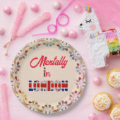 精神的インロンドン紙プレート ペーパープレート (パーティー)