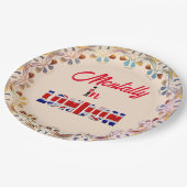 精神的インロンドン紙プレート ペーパープレート (アングル)