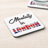 精神的インロンドン飲料用コースター コースター (左側)