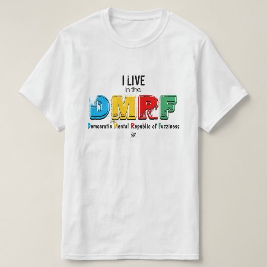 精神的混乱が私の合言葉だ Tシャツ (デザイン正面)