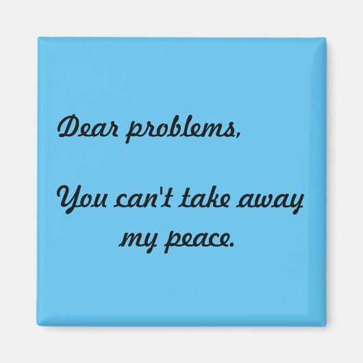 精神的素晴らし引用文磁石 マグネット (正面)