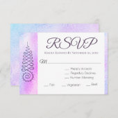 *~* 精神的聖なる幾何学の極楽へようこそ - ご参加のほどご予約お願いします 出欠カード (正面/裏面)