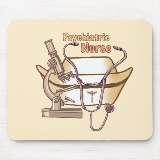 精神科クールナース マウスパッド (正面)