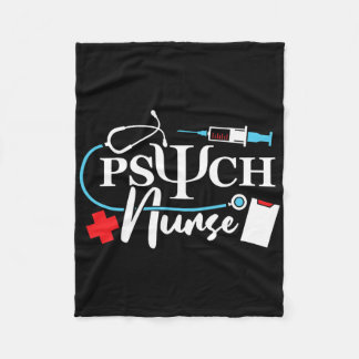 精神科ナース心理学看護精神科精神科 フリースブランケット