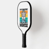 精神科ナース犬愛国ナースの日 ピックルボールラケット (左)