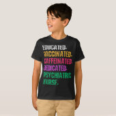精神科ナース精神科看護精神保健保育園 Tシャツ (正面フル)