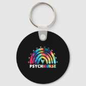 精神科ナース絞り染め授乳精神保健精神科 キーホルダー (裏面)