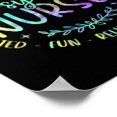 精神科ナースRn精神保健精神科ナースネクタイ ポスター (角)