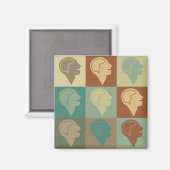 精神科ポップ・アートの学 マグネット (正面/裏面)