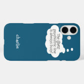 精神科ライン名前をカスタムするとカラーフォンのケース Case-Mate iPhoneケース (裏面 (横))