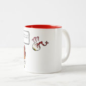 精神科医のおもしろい贈り物 ツートーンマグカップ (正面右)