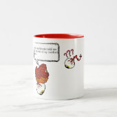 精神科医のおもしろい贈り物 ツートーンマグカップ (中央)