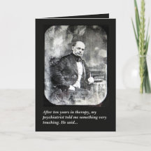 精神科医のためのユーモアあふれるグリーティングカード