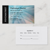 精神科医のデザイン 予約カード (正面/裏面)