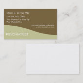 精神科医の名刺 名刺 (正面/裏面)