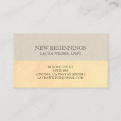 精神科医カウンセラーセラピー蝶 名刺 (裏面)