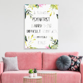 精神科医サンキュー引用文ギフトアイディアキャンバスプリン キャンバスプリント (インサイチュ (リビング))