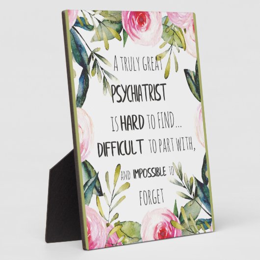 精神科医サンキュー引用文ギフトアイディア フォトプラーク (側面)