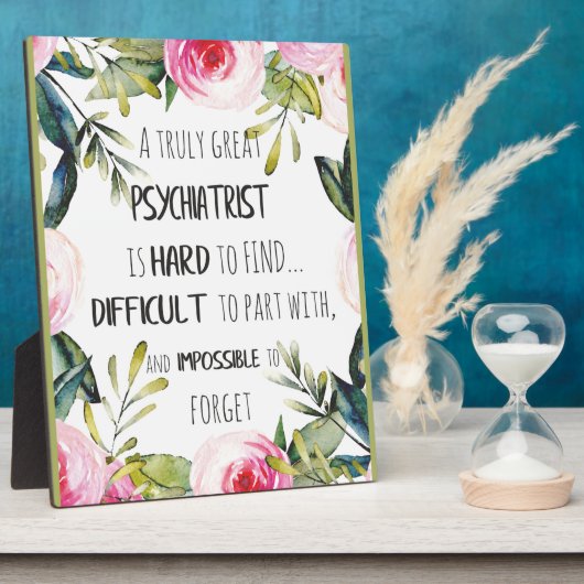 精神科医サンキュー引用文ギフトアイディア フォトプラーク (側面)