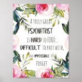 精神科医サンキュー引用文ギフトアイディア ポスター (正面)