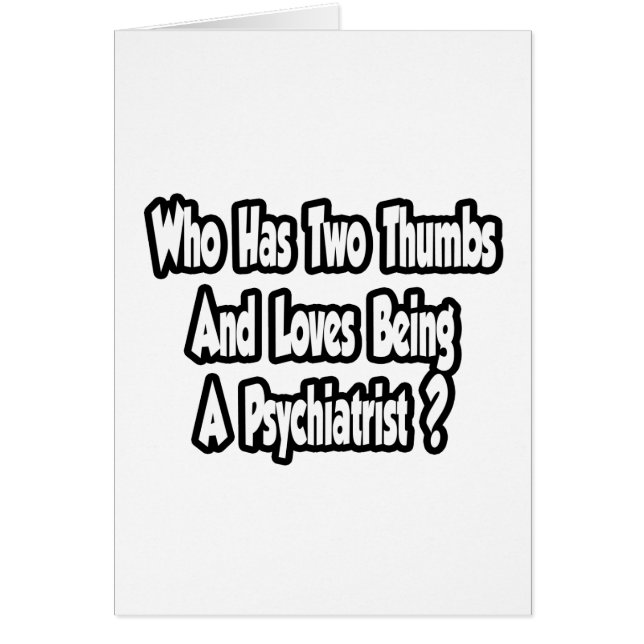 精神科医ジョーク…親指 (正面)