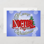 精神科医ドクターメリークリスマス シーズンポストカード (正面/裏面)