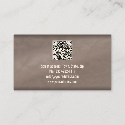 精神科医ドクター名刺 名刺 (裏面)