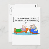 精神科医ナルシストは完璧ではない ポストカード (正面/裏面)