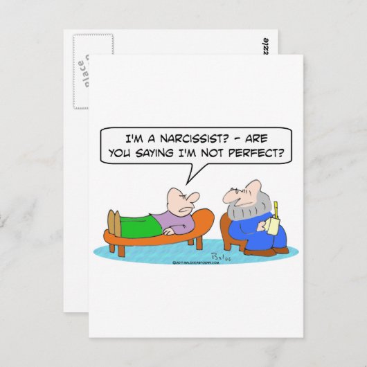 精神科医ナルシストは完璧ではない ポストカード (正面/裏面)