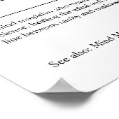 精神科医パーソナライズされた贈与 ポスター (角)