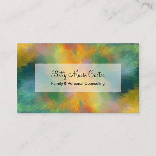 精神科医モダンデザイン 名刺 (正面)