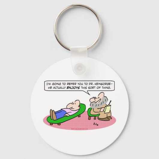 精神科医参照あり キーホルダー (正面)