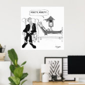 精神科医漫画2199 ポスター (ホームオフィス)