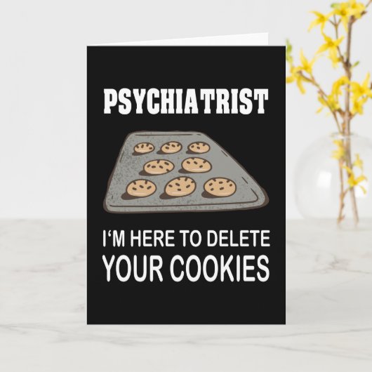 精神科医 カード (黄色い花)