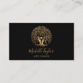 精神科医、セラピスト、ライフコーチの柳の木 名刺 (正面)