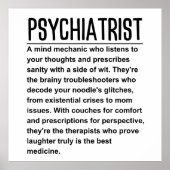 精神科医 ポスター (正面)