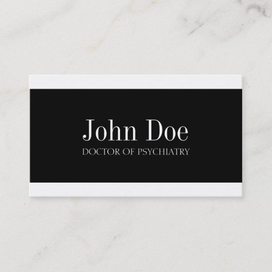 精神科医W/W 名刺 (正面)