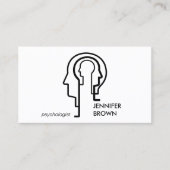精神科学の人頭 名刺 (正面)