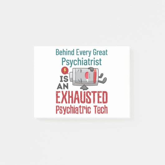 精神科技術精神衛生おもしろい士 ポストイット (正面)