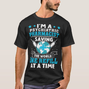 精神科救薬学者の世界 Tシャツ