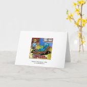 精神科用おもしろいグリーティングカード カード (黄色い花)