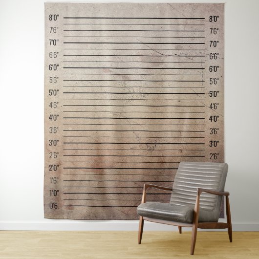 精神科病院ラインアップのマグショット高グランジさグラフ タペストリー (インサイチュ)