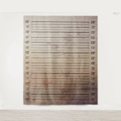 精神科病院ラインアップのマグショット高グランジさグラフ タペストリー (正面)