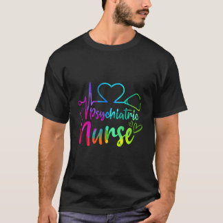 精神科看護師週間 RN メンタルヘルス看護学校 Tシャツ
